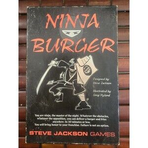 Ninja Burger Card Game 2003 Steve Jackson Games 1430 Missing 4 Cards